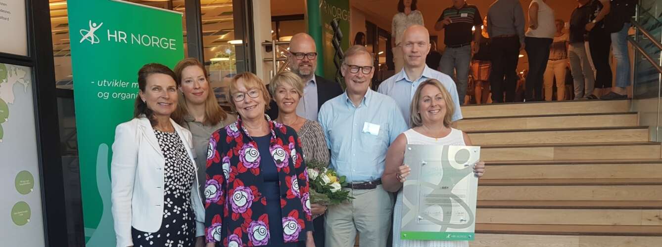 HR Norges Kompetansepris 2018 til Garantiinstituttet for eksportkreditt