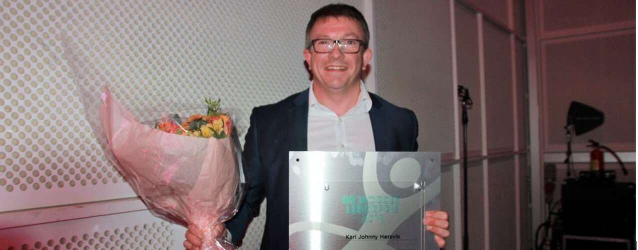 HR Norges Lederpris 2018 til Karl Johnny «Kalle» Hersvik, administrerende direktør i Aker BP