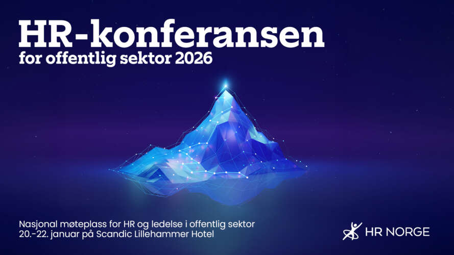 HR konferansen for offentlig sektor 2026 Bakbrunnsbilde 1609 for Monitor og 1344x758