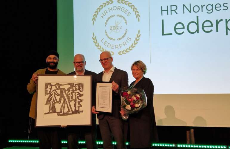 Thor Gjermund Eriksen er kåret til Årets leder